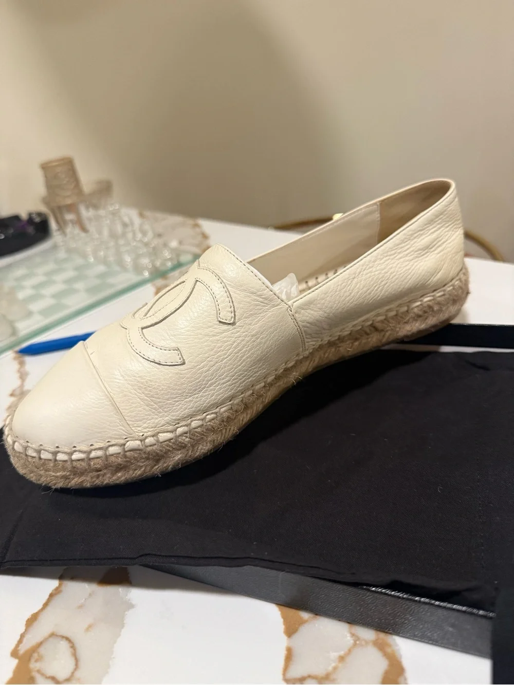 CHANEL authentic leather